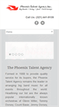 Mobile Screenshot of phoenixtalentagency.com